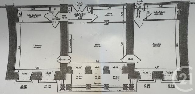 Appartement F3 à vendre - 3 pièces - 108.82 m2 - CANNES - 06 - PROVENCE-ALPES-COTE-D-AZUR - Century 21 Adhère Transactions